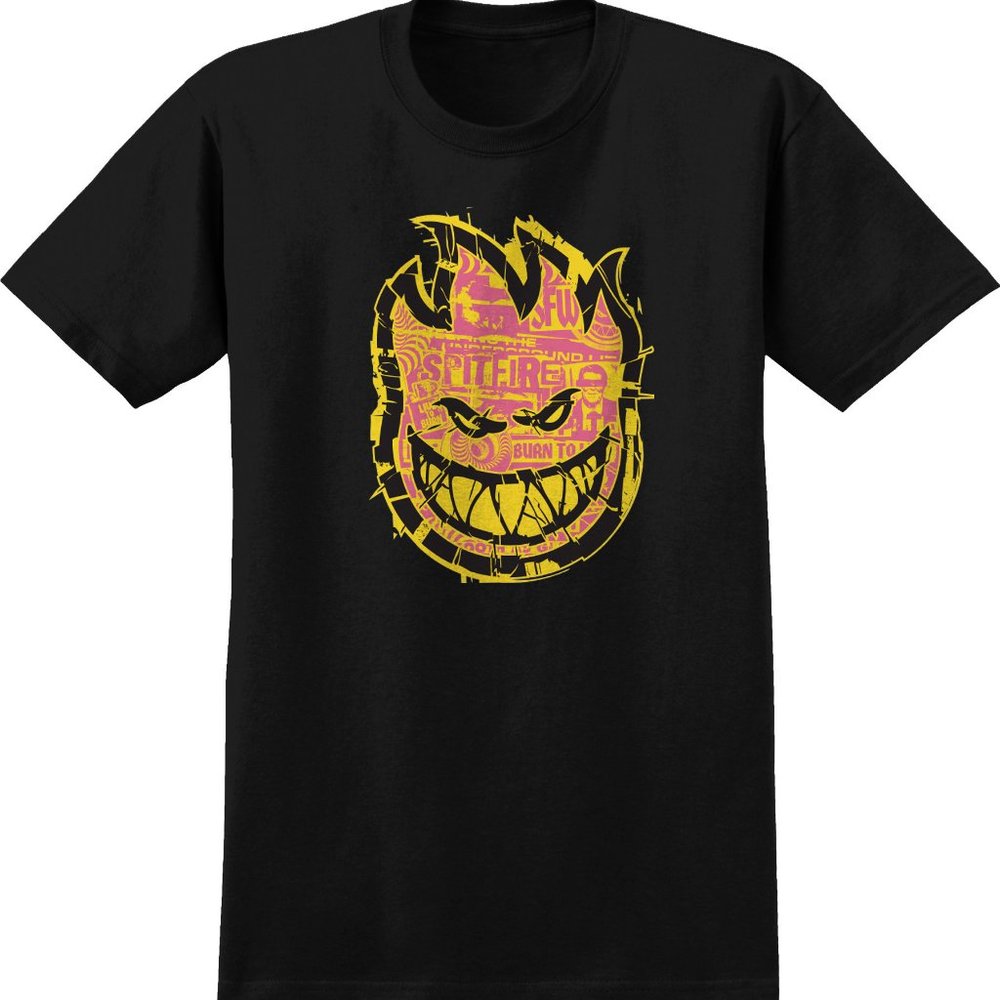 Spitfire Ransom Big Head Black T-Shirt Size Medium